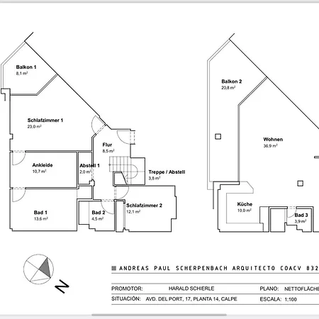 Atico Duplex Penthouse Rosa Marina Club Nautico Penon Sea View 아파트 칼페
